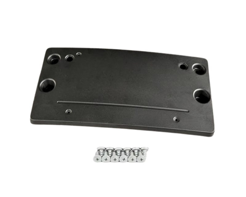 Front License Plate Bracket Kit - Black - Cayman | 2014-2016