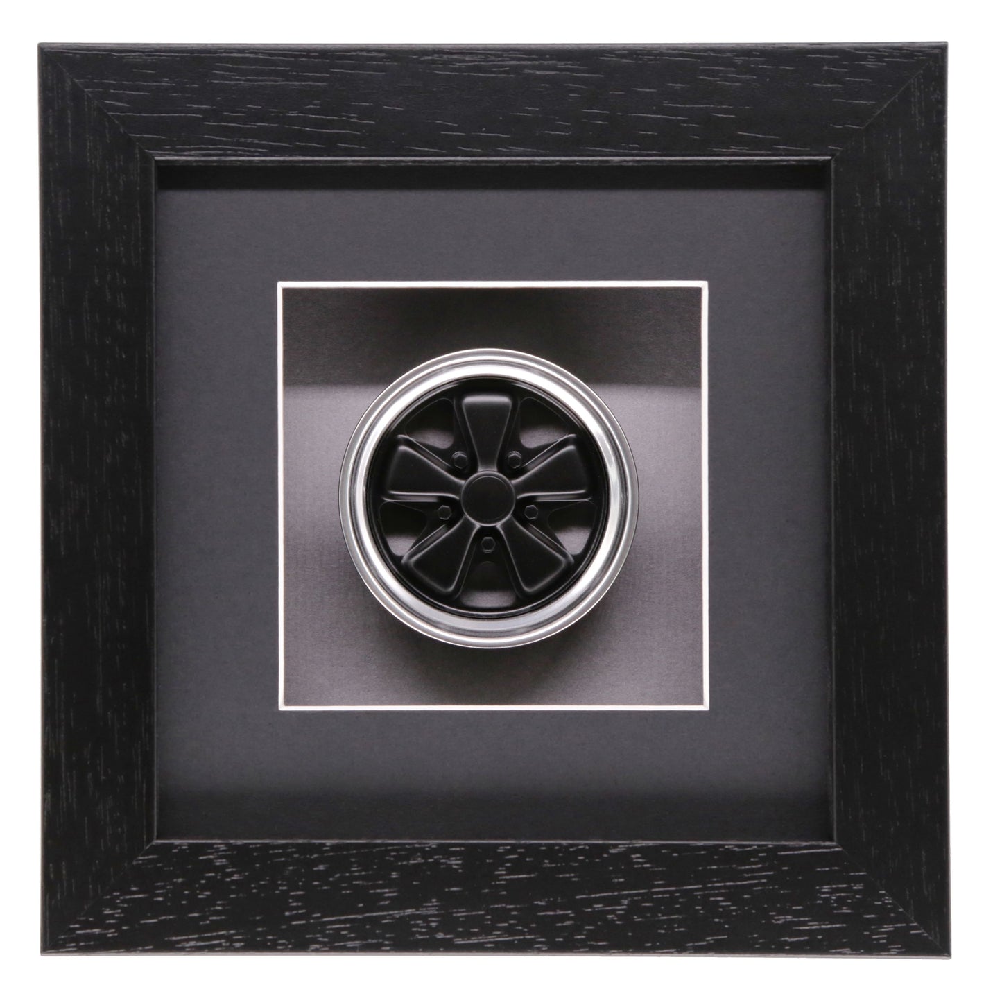 Fuchs 16" Wheel Model Porsche Art Box Framed