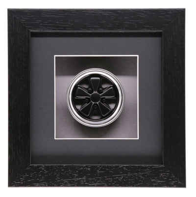 Fuchs 16" Wheel Model Porsche Art Box Framed