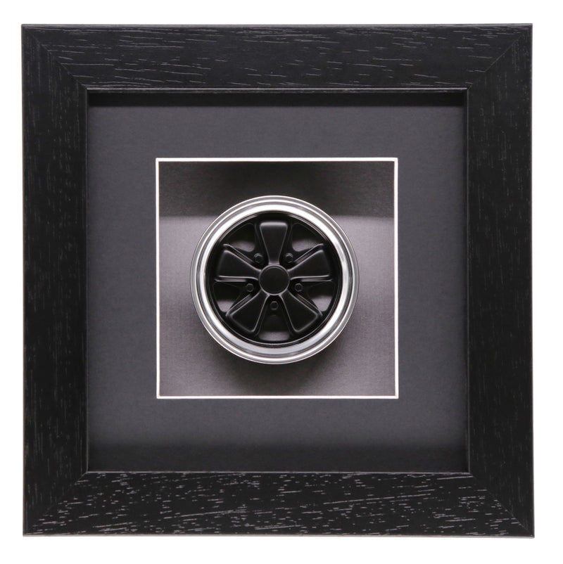 Fuchs 16" Wheel Model Porsche Art Box Framed