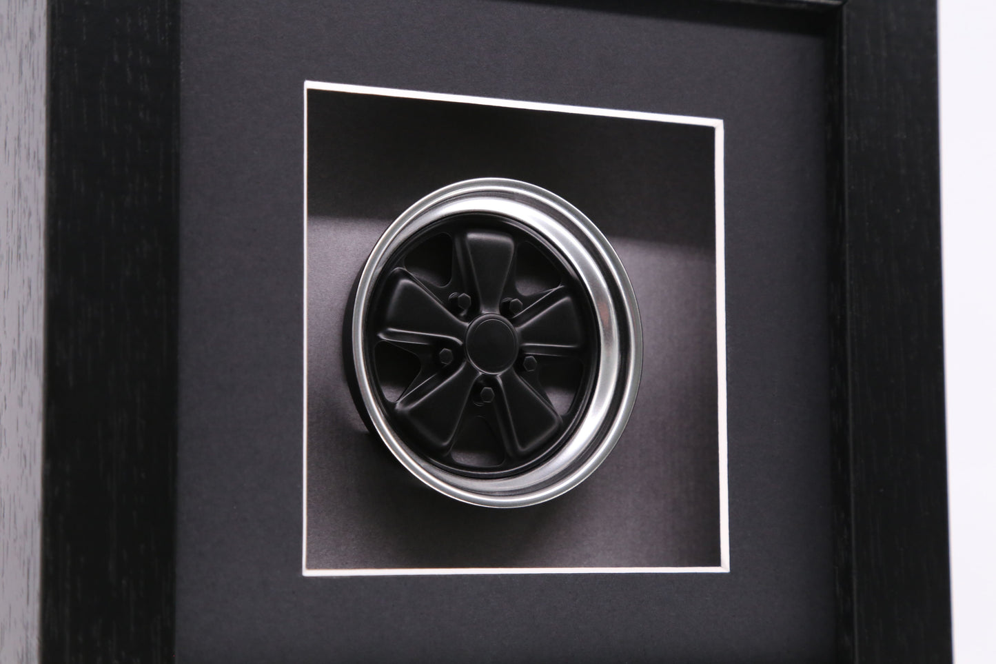 Fuchs 16" Wheel Model Porsche Art Box Framed