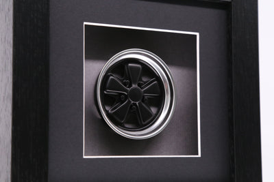 Fuchs 16" Wheel Model Porsche Art Box Framed