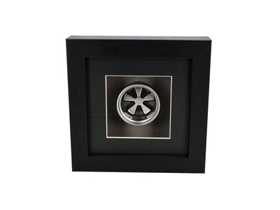 Fuchs RSR Silver Wheel Model Hand Assembled Art Box Framed - 1:8