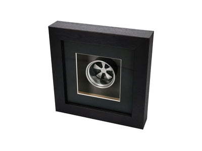 Fuchs RSR Silver Wheel Model Hand Assembled Art Box Framed - 1:8