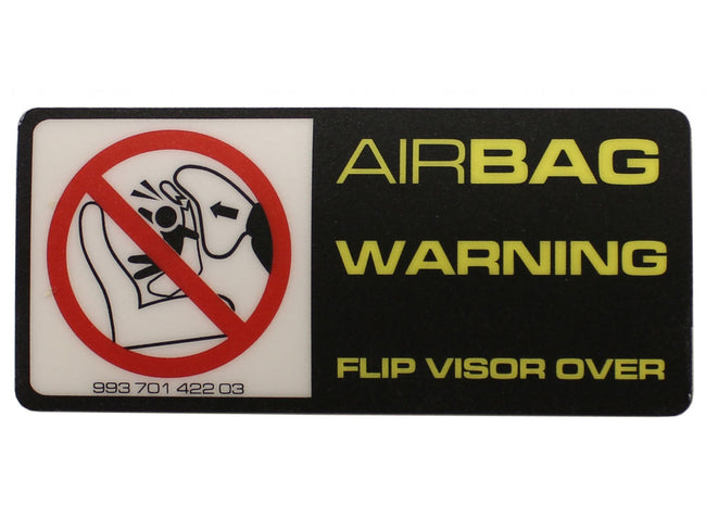 Airbag Decal, 911/928/968/Boxster (94-05)