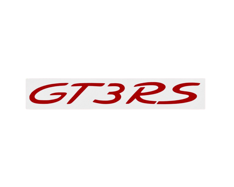 GT3RS Emblem Logo - Indian Red - 911 | 1999-2004