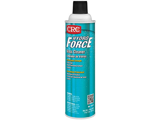 Glass Cleaner - CRC HydroForce Professional Strength 18 oz. Aerosol Can 556752010