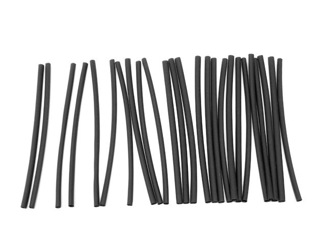 Heat Shrink Tubing - Black Thin Wall - 3/16" 25 Pack 18697