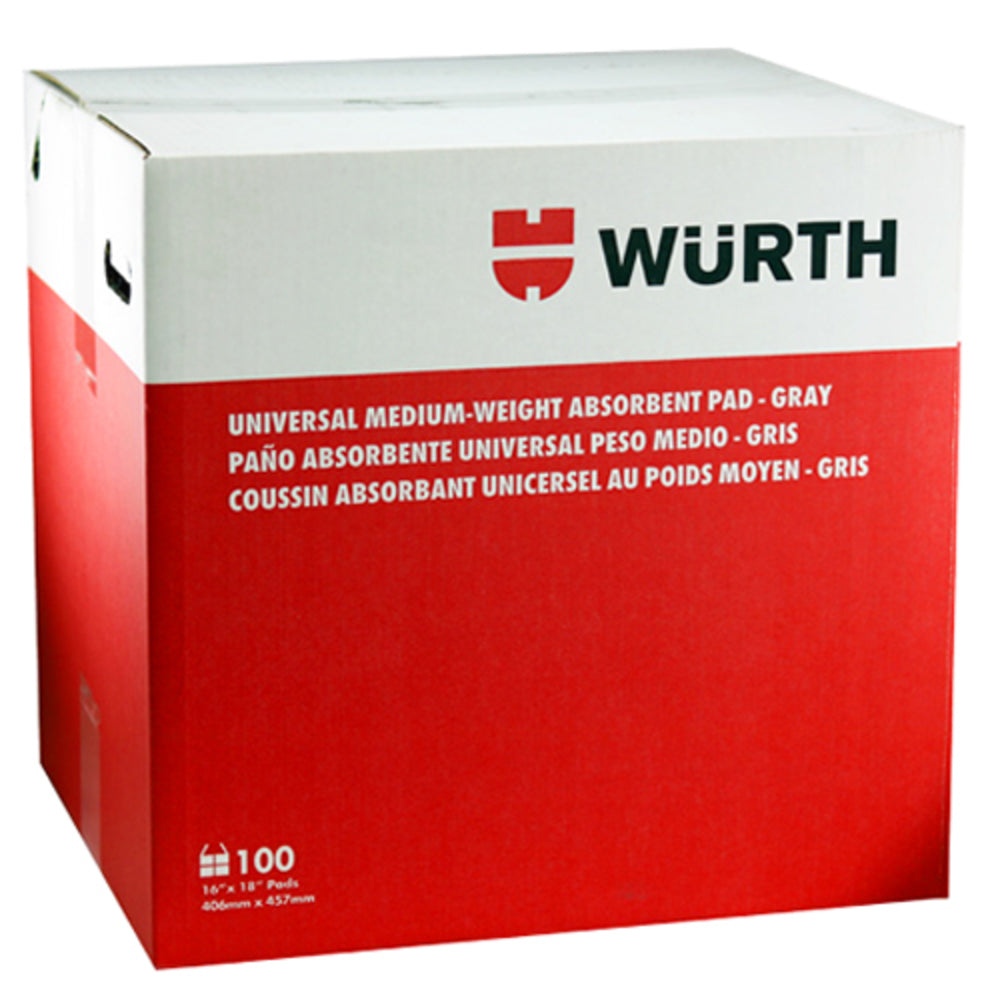 Heavy Weight Gray Absorbent Pads - Pack Of 100