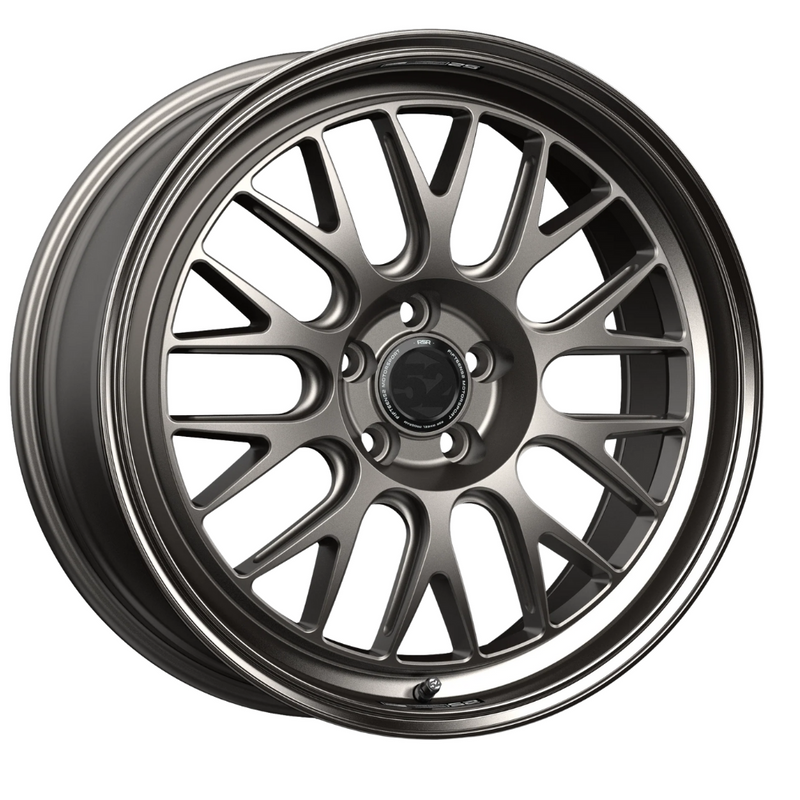 Holeshot RSR Matte Titanium Wheel - 18X9.5 - ET38