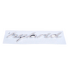 Hybrid Hatch Emblem - White Silver Chrome - Cayenne | 2011-2014