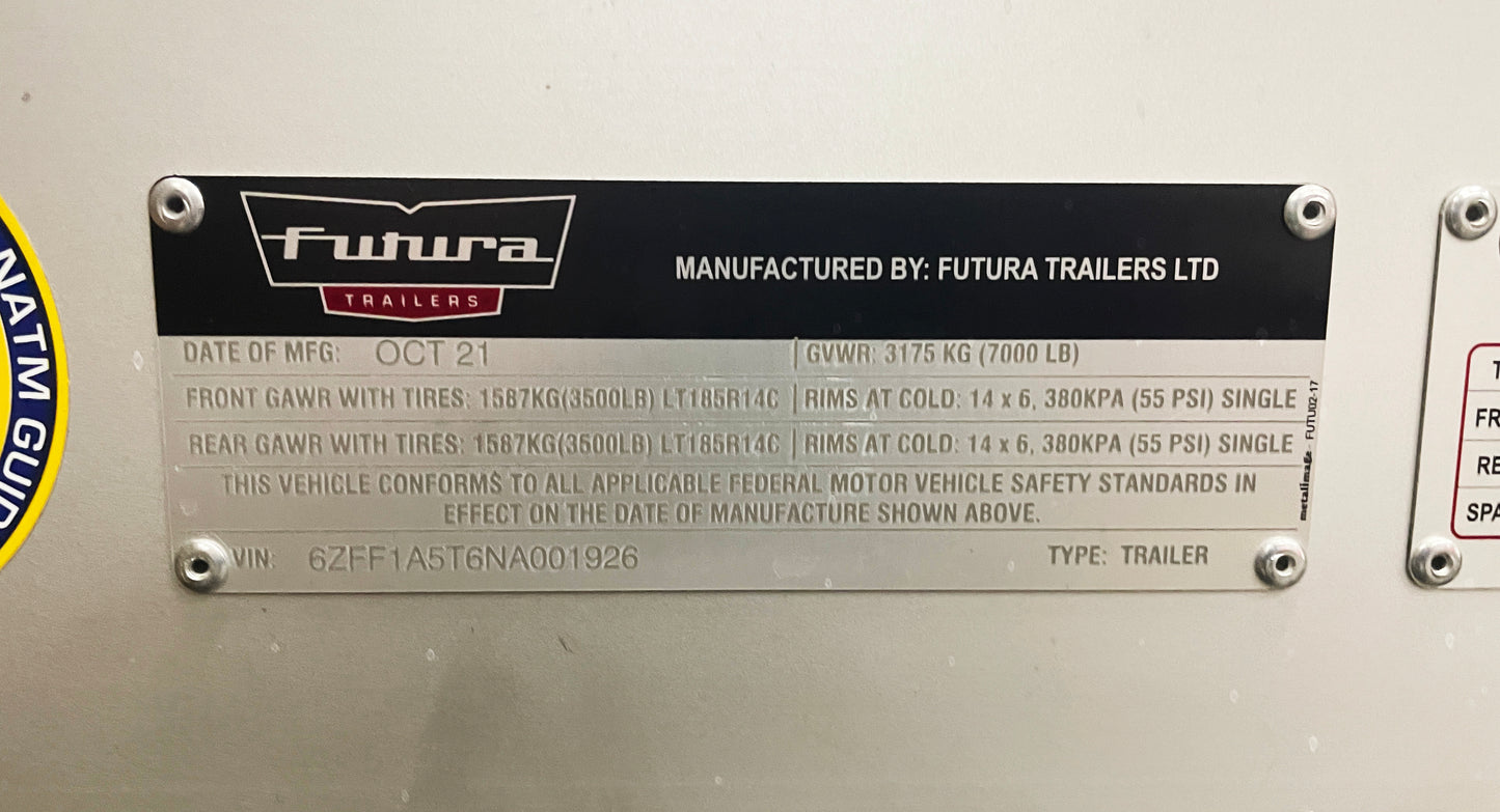 2021 Futura Super Sport Aluminum Lowering Vehicle Trailer