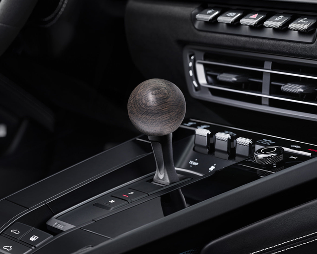 Bog Oak Tribute Shifter Knob - Black Cerakote - 911 | 2018-2026