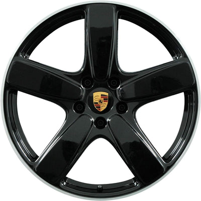 Jet Black Metallic Alloy Wheel - 10JX21 - Cayenne | 2015-2018