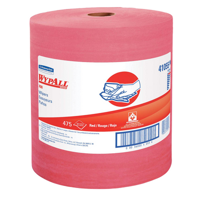 Kimberly Clark WypAll X80 Red Heavy Duty Wipers 475 Roll