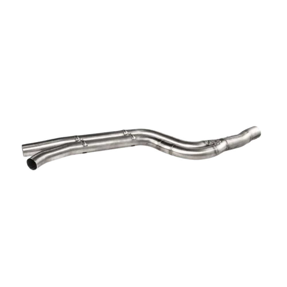Left Evolution Link Pipe - Titanium - M8 | 2020-2026