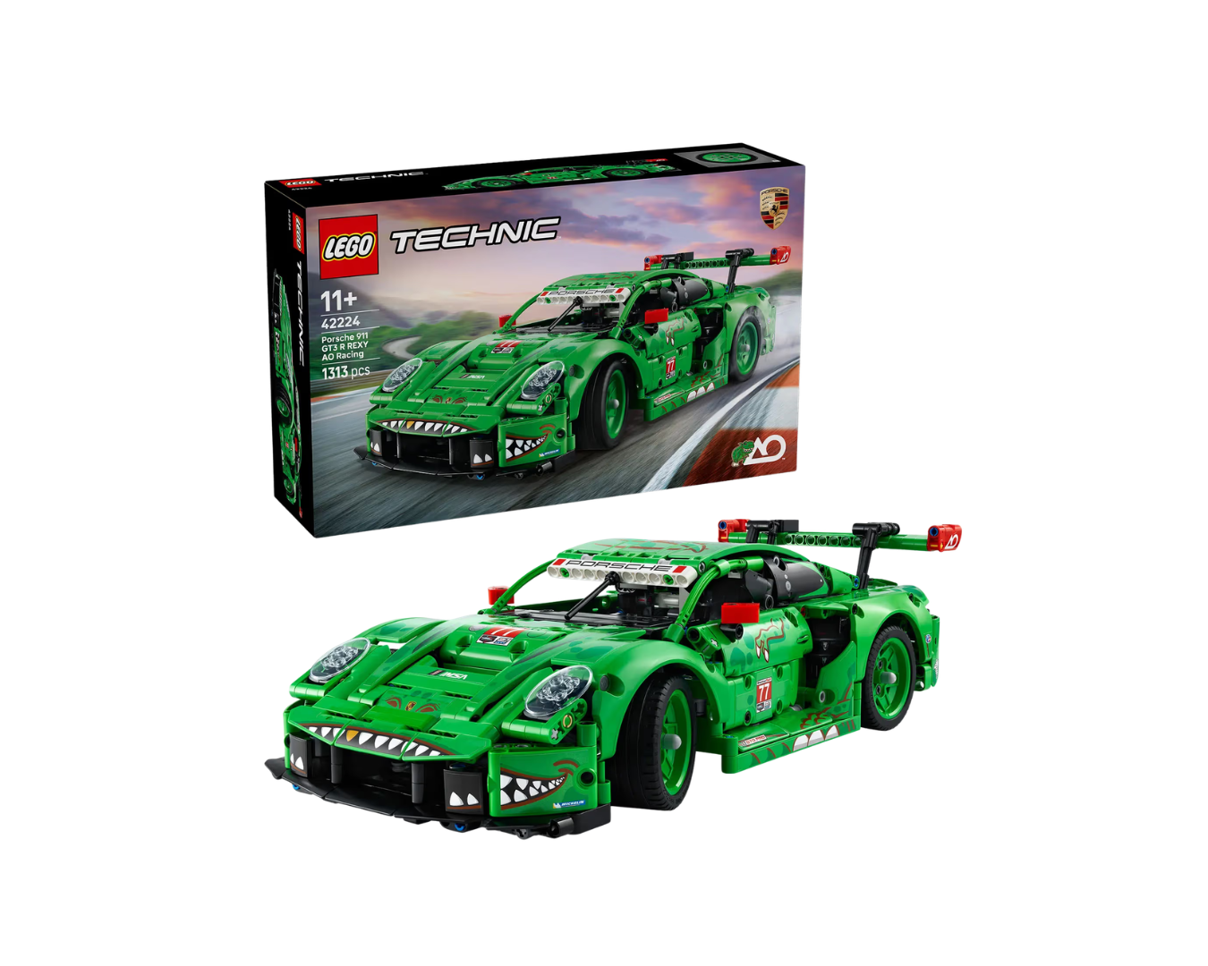 LEGO Technic Porsche 911 GT3 R REXY AO Racing Car Toy