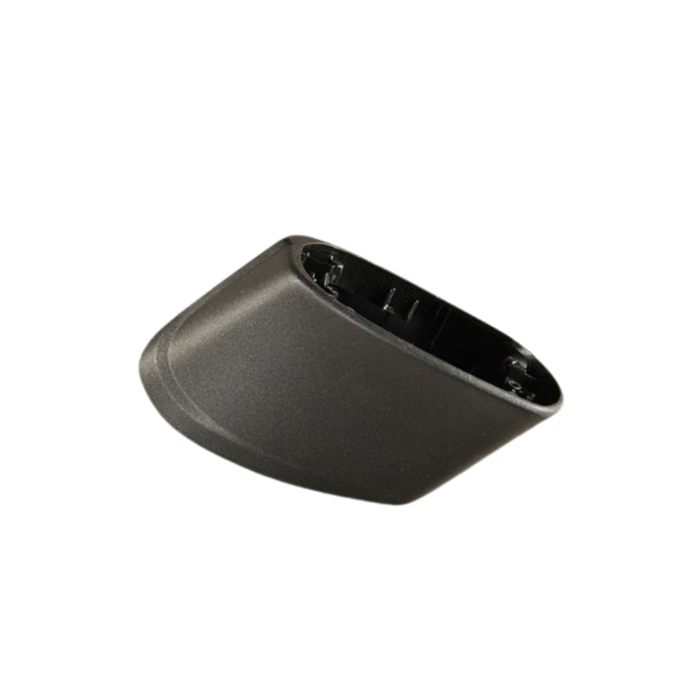 Left Dorr Mirror Base Cover Cap - Satin Black - Cayenne | 2015-2018