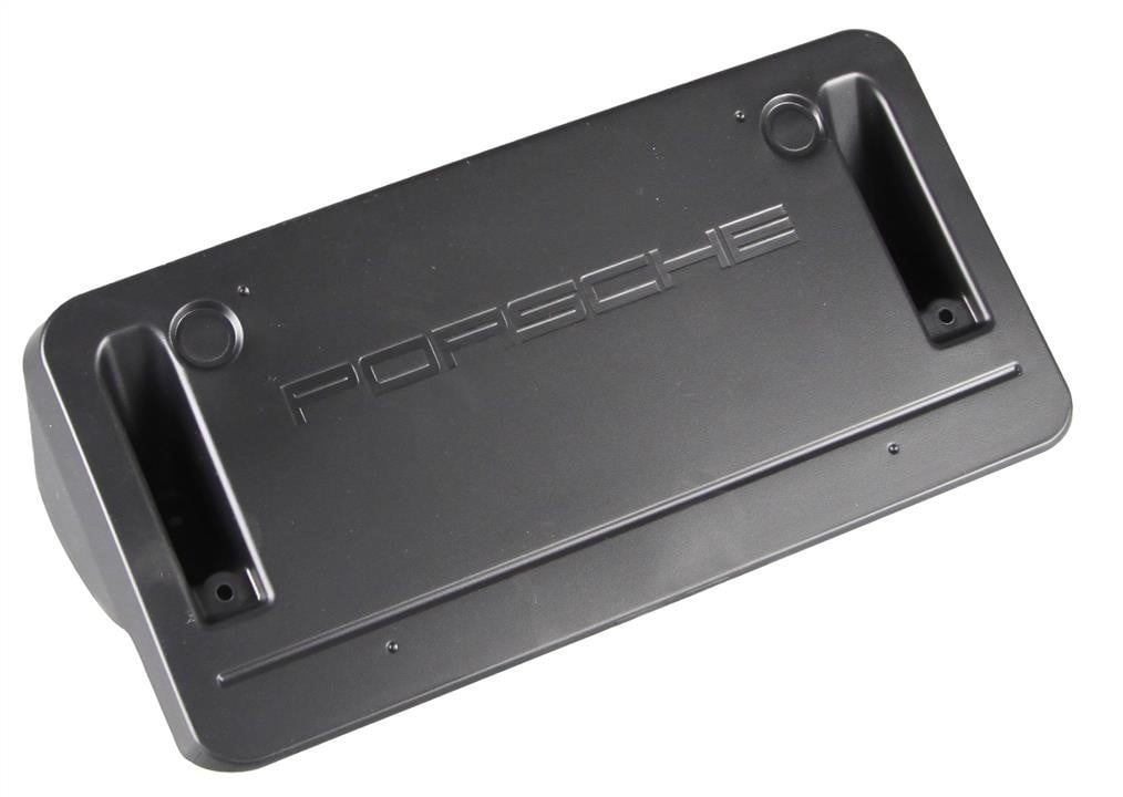 Licence Plate Holder - Black - Macan | 2017-2018