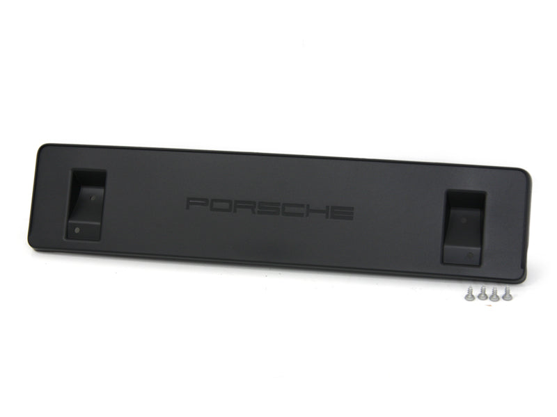 Licence Plate Holder - Black - Macan | 2019-2025