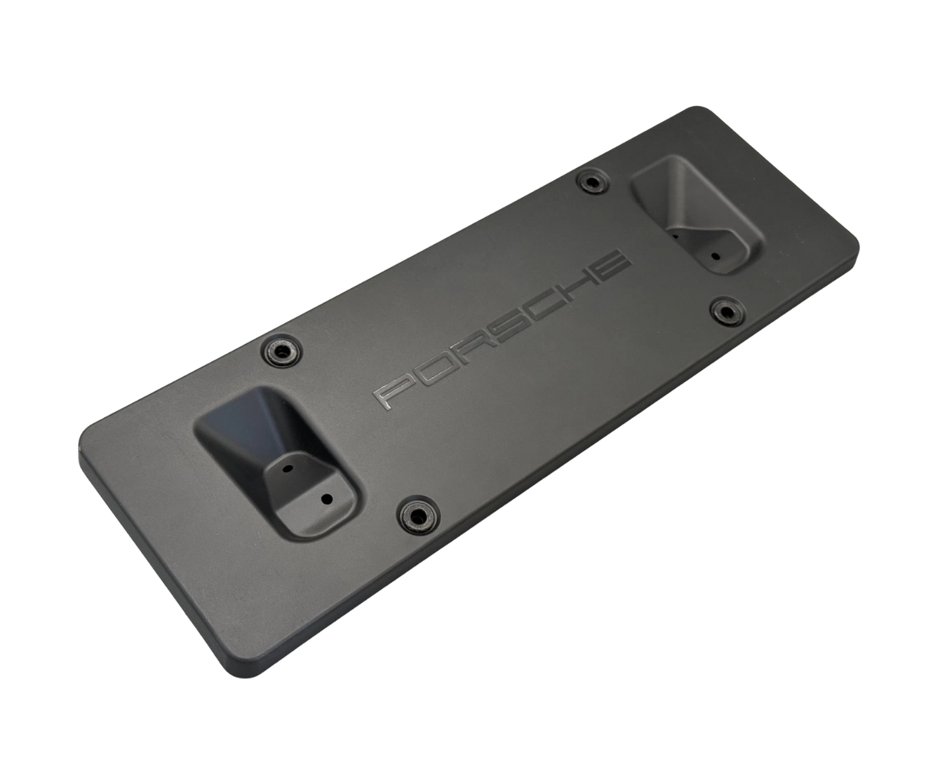 Licence Plate Holder - Black - Macan | 2019-2025
