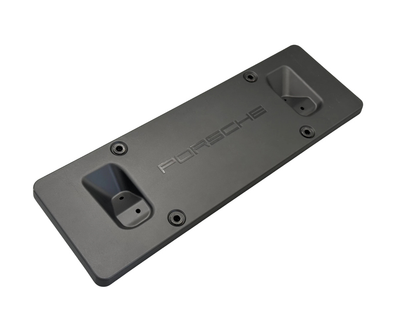 Licence Plate Holder - Black - Macan | 2019-2025