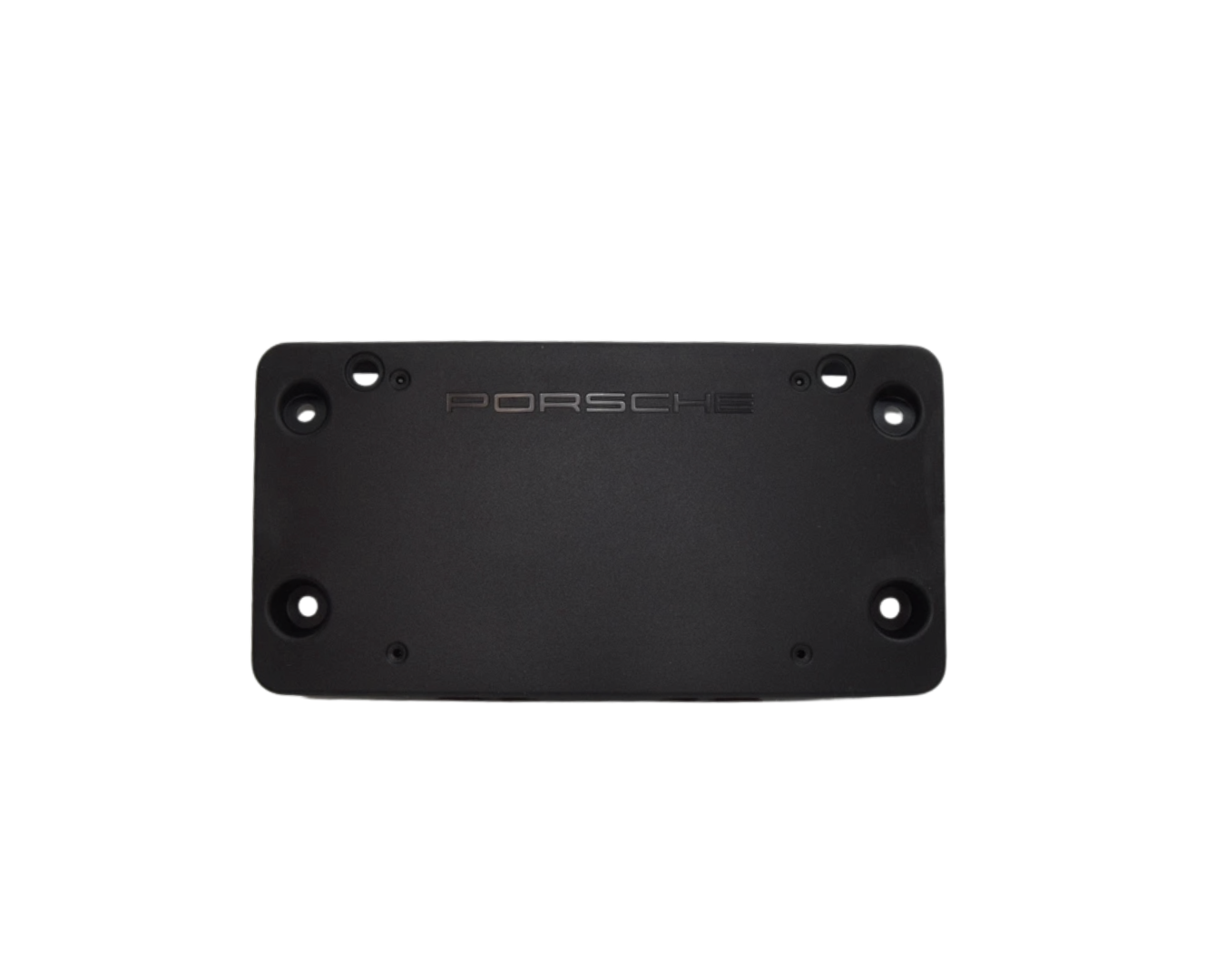 Licence Plate Holder - Matt Black - Taycan | 2020-2023