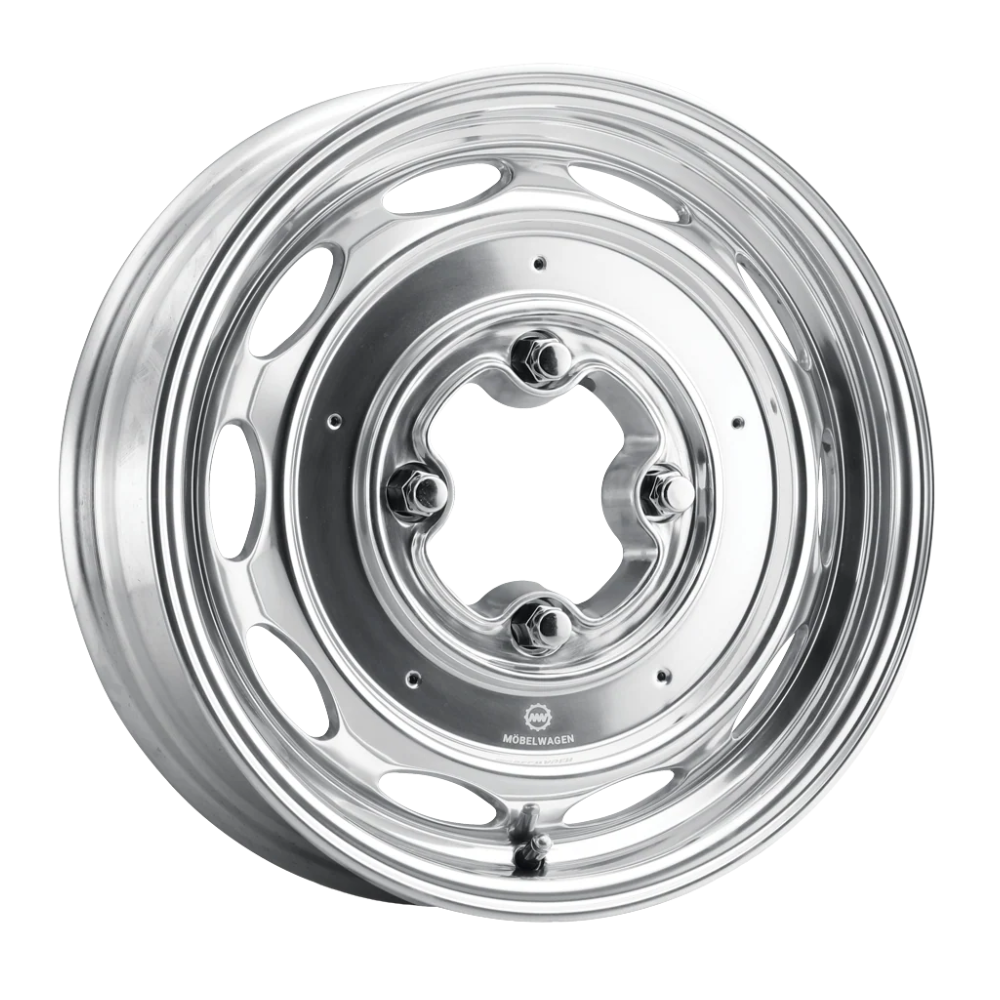 430B Interceptor Wheel - Polished - 15"x4.5" - 4x130mm +25