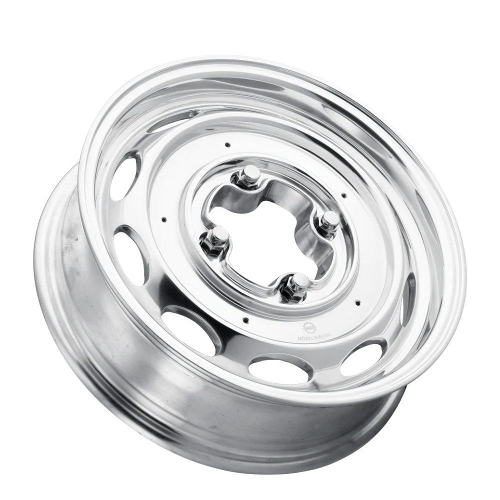 430B Interceptor Wheel - Polished - 15"x4.5" - 4x130mm +25