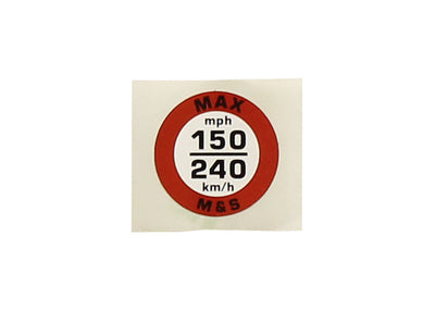 Maximum Speed Sticker - Cayenne | 2007-2010