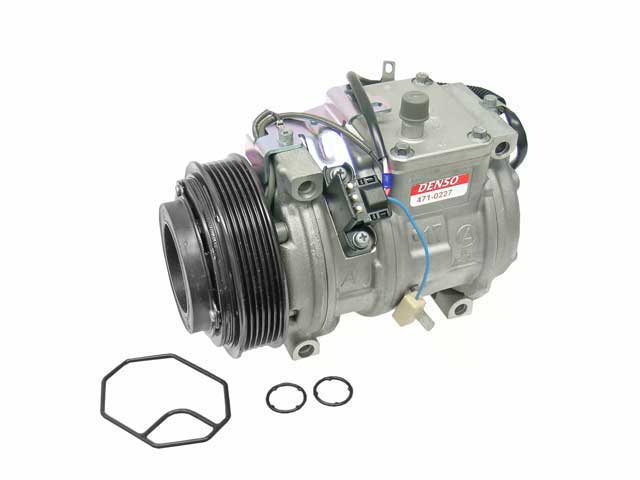 Mercedes-Benz A/C Compressor with Clutch 6-Groove Pulley | 1990-1998 0002300611