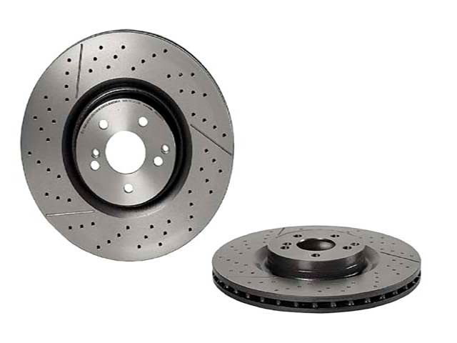 Mercedes-Benz Brake Disc - Vented / Slotted and Cross-Drilled 360 X 26 mm | 2018-2025 2534230000