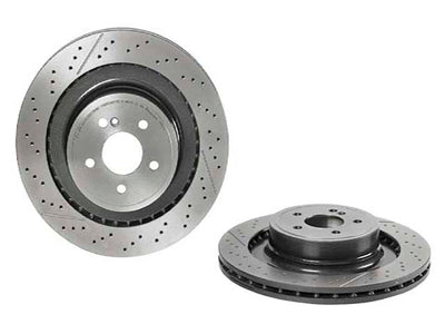 Mercedes-Benz Brake Disc - Vented / Slotted and Cross Drilled 360 X 26 mm | 2010-2018 2124230412