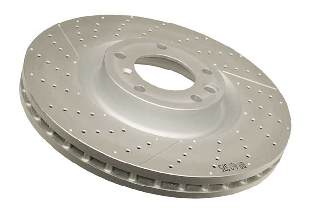 Mercedes-Benz Brake Disc - Vented / Slotted and Dimpled 375 X 36 mm | 2013-2018 4634210712