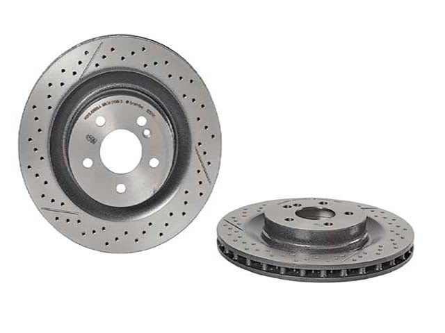 Mercedes-Benz Brake Disc - Vented / Slotted and Cross-Drilled 330 X 26 mm | 2004-2010 1714230212