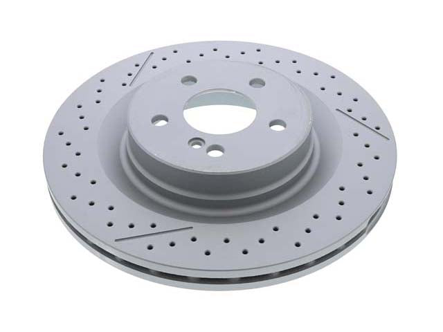 Mercedes-Benz Brake Disc - Vented / Slotted and Cross-Drilled 330 X 26 mm | 2008-2015 2044230412