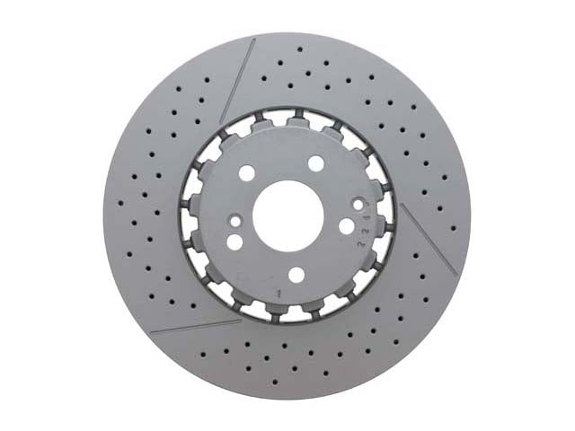Mercedes-Benz Brake Disc - Vented / Slotted and Cross-Drilled 360 X 36 mm | 2003-2016 2194210212