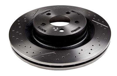 Mercedes-Benz Brake Disc - Vented / Slotted and Cross-Drilled 330 X 26 mm | 2008-2015 2044230412