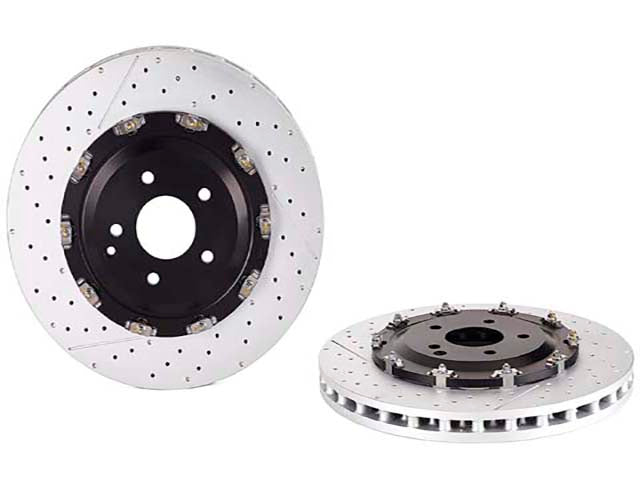 Mercedes-Benz Brake Disc - Vented / Slotted and Cross-Drilled 360 X 32 mm | 2005-2010 2094210112