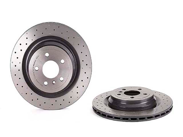 Mercedes-Benz Brake Disc - Vented and Cross Drilled 330 X 22 mm | 2012-2013 1664230412