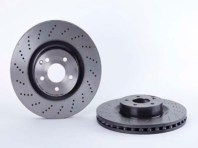 Mercedes-Benz Brake Disc - Vented and Cross Drilled 344 X 32 mm | 2010-2016 000421151207