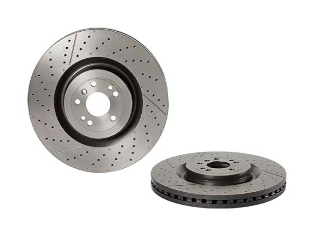Mercedes-Benz Brake Disc - Vented and Cross Drilled 390 X 36 mm | 2012-2019 1664210512