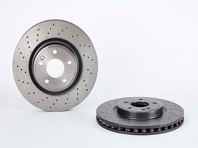 Mercedes-Benz Brake Disc - Vented and Cross Drilled (320 X 30 mm) | 2014-2020
