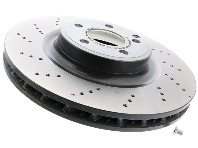 Mercedes-Benz Brake Disc - Vented and Cross Drilled (344 X 32 mm) | 2012-2020