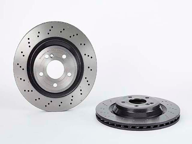 Mercedes-Benz Brake Disc - Vented and Cross Drilled 320 X 24 mm | 2013-2020 000423151207