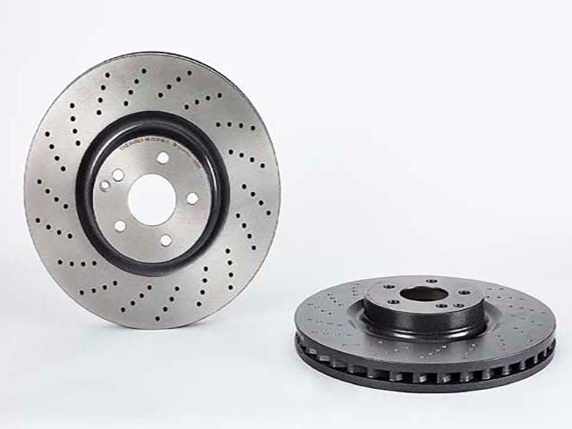 Mercedes-Benz Brake Disc - Vented and Cross Drilled 360 X 36 mm | 2003-2016 221421181207