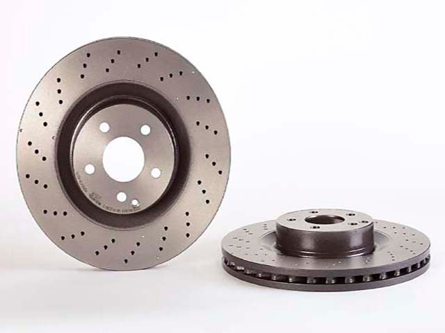 Mercedes-Benz Brake Disc - Vented and Cross Drilled 350 X 32 mm | 2007-2014 221421161207