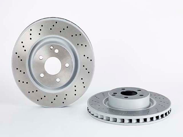Mercedes-Benz Brake Disc - Vented and Cross Drilled 335 X 32 mm | 2007-2013 221421171207