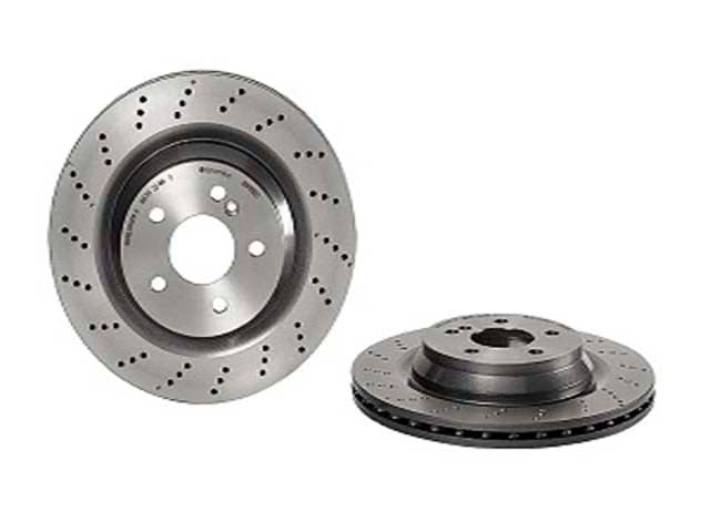 Mercedes-Benz Brake Disc - Vented and Cross Drilled 320 X 24 mm | 2007-2012 2304231512
