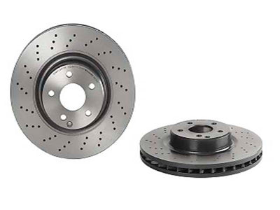Mercedes-Benz Brake Disc - Vented and Cross Drilled 330 X 32 mm | 2003-2012 2304210812